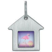 Flamingo Pet ID Tags