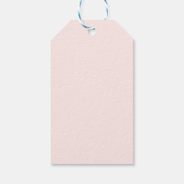 Flamingo Pink Happy Birthday gift tags horizontal Pack Of Gift Tags-1