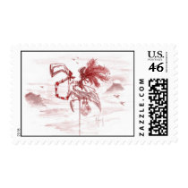 Flamingo Pirate stamps