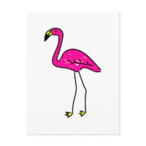 flamingo postcard