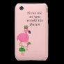 Flamingo Queen iPhone 3G/3GS Tough Case Tough iPhone 3 Cases