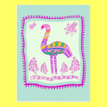 Flamingo Quilt postcards