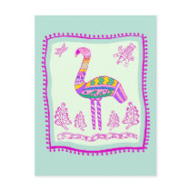 Flamingo Quilt Post Cards