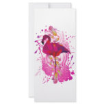 Flamingo Rack Card Template
