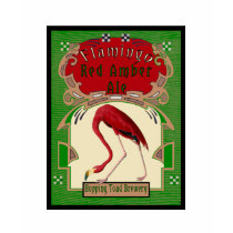 Flamingo Red Amber Ale t-shirts