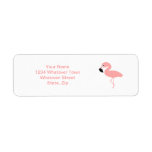 Flamingo Return Address Label