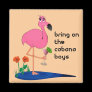 Flamingo Square Magnet