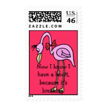 flamingo stamp by WildRabbit flamingo stamp
