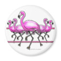 Flamingo Strip magnets by klclewis Flamingo Strip magnets