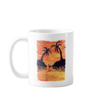 Flamingo Sunset Mugs