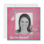 Flamingo Themed Party Invitation