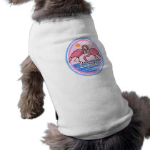 Flamingo Twins pet clothing by BisforBirds Flamingo Twins pet clothing