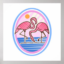 Flamingo Twins Posters