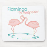 Flamingo Whisperer Mouse Pads