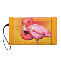 Flamingo wristlet design
