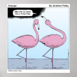 flamingo yoga posters
