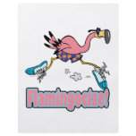 flamingocize jogging flamingo cartoon flyers