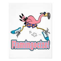 flamingocize jogging flamingo cartoon announcements