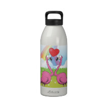 Flamingoes Drinking Bottle