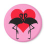FlamingoLove1 Magnet