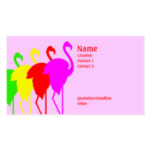 Flamingos Business Cards