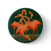 Flamingos buttons by Tchotchke Flamingos buttons