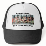 Flamingos, Coming Soon..., To a Lawn Near You! hats