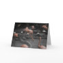 Flamingos customizable card