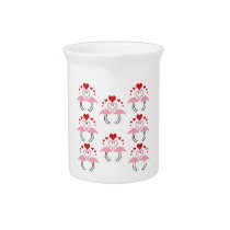 Flamingos In Love pitchers