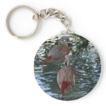 Flamingos Keychain