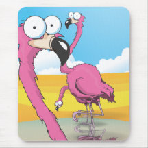 Flamingos Mouse Pads