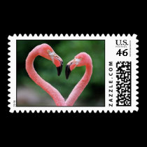 Flamingos postage stamps stamps