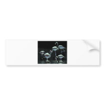 Flamingos Spell Peace Bumper Stickers