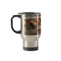 FLAMINGOS TRAVEL MUG by markandamandabonner FLAMINGOS TRAVEL MUG