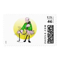 FlamingoSinger postage by klclewis FlamingoSinger postage