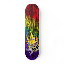 FlamingSkull Skateboard