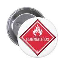 Flammable Gas Sign Button