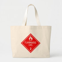 flammable gas tote bags