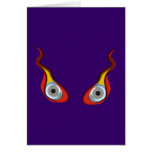 Flammenaugen flaming eyes card