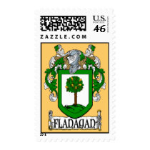Flanagan Coat of Arms Postage Stamps by irishcountry Flanagan Coat of Arms Postage Stamps