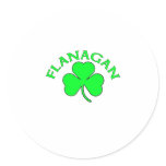 Flanagan Round Sticker