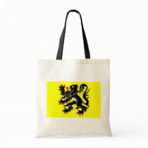 Flanders, Belgium flag Tote Bag
