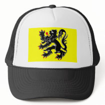 Flanders, Belgium flag Mesh Hats