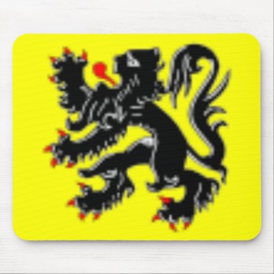Flanders Belgium Flag Mousepad by jacinto888