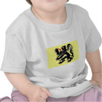 Flanders, Belgium flag Tee Shirts