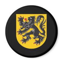 Flanders Coat Of Arms Refrigerator Magnets