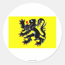 Flanders Region Flag Sticker