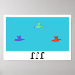"Flap flap flap" poster