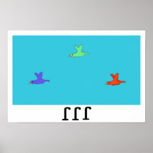 "Flap flap flap" poster