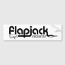 Flapjack White Bumper Sticker